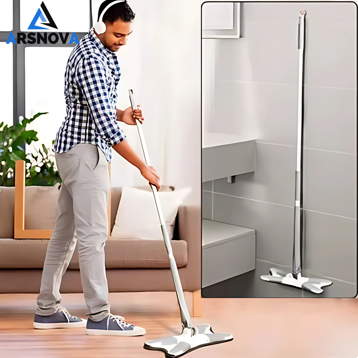 EasySweep™ - MOPA TRAPEADOR GIRATORIA 360º