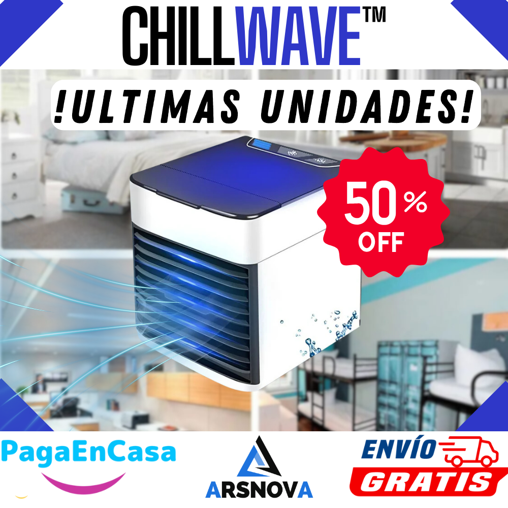 ChillWave™ - AIRE ACONDICIONADO MINI PORTATIL