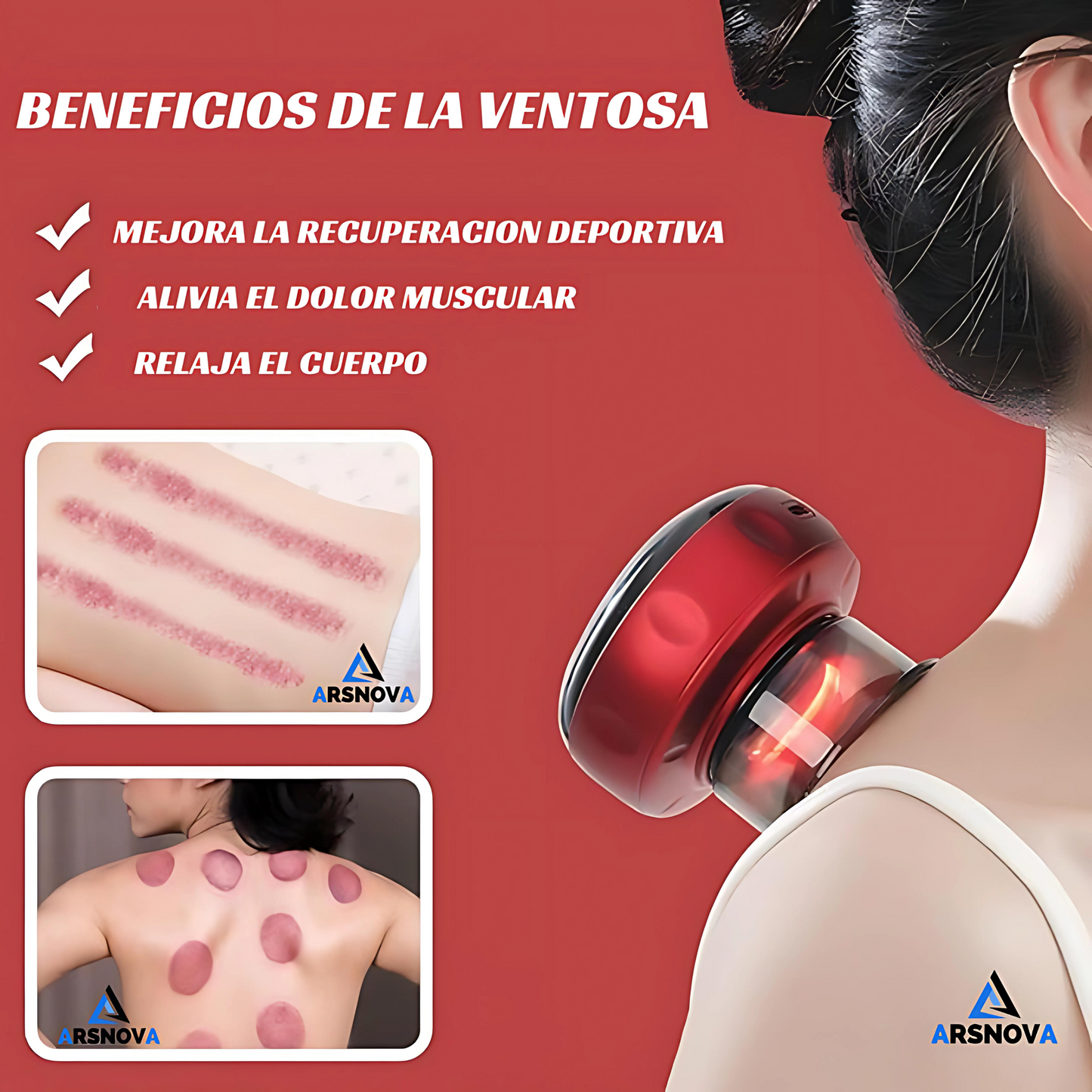 CuppingRelief™ - Masajeador Eléctrico de Ventosas